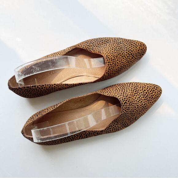 Madewell The Lizbeth Pointed Flats Dotted Calf Hair - Picture 6 of 6
